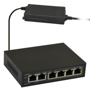 Switch PoE 6-portowy S64 do 4 kamer IP