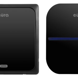 DZWONEK BEZPRZEWODOWY ''EURA'' WDP-84H2 ''BLUES'' bezbateryjny CZARNY