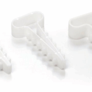 UCHWYT WBIJANY DO MOCOWANIA PRZEWODÓW PŁASKICH UWP-2 (100szt.)