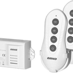 BEZPRZEWODOWY STEROWNIK OŚWIETLENIA ORNO OR-GB-448 2 piloty