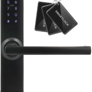 Klamka z kontrolerem dostępu EURA ELH-20H4 Black