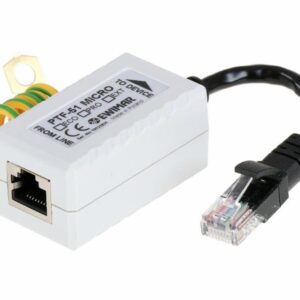 Miniaturowy ogranicznik przepięć do ochrony sieci LAN, EWIMAR PTF-51-PRO/PoE/Micro