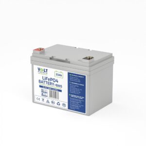 AKUMULATOR VOLT POLSKA LITOWO-ŻELAZOWO-FOSFORANOWY LiFePO4 12V 33Ah 30A