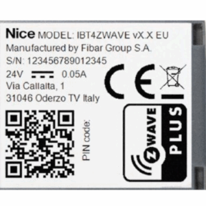 Interfejs NICE IBT4ZWAVE