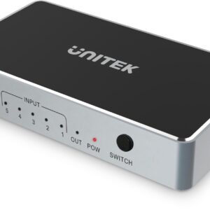 Unitek Przełącznik sygnału HDMI 1.4b 5 IN-1 OUT 4K