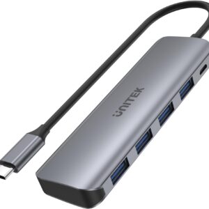 Unitek Aktywny hub USB-C 4xUSB 3.1 Gen1 microUSB