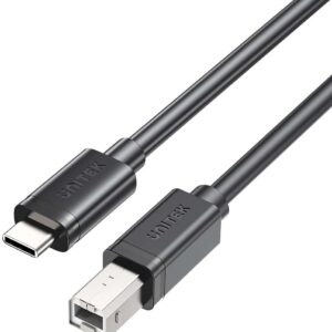 Unitek kabel do drukarki Unitek USB C na USB B 2.0 czarny 3m