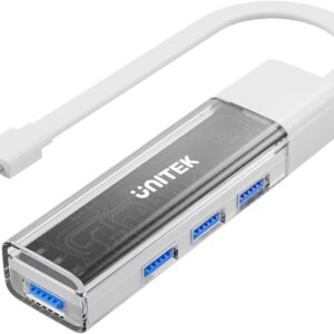 Unitek Hub dwukierunkowy USB C/USB A 5Gbps biały