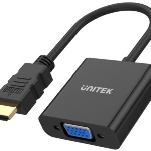 Adapter Unitek Y-6333 HDMI to VGA + audio