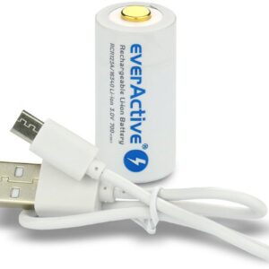 Akumulatorek 16340 / R-CR123 3V everActive 700mAh (1 szt.) z zabezpieczeniem
