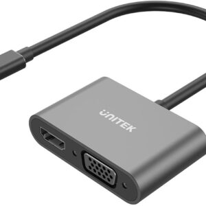 Unitek Adapter USB-C na HDMI 4K i VGA FullHD