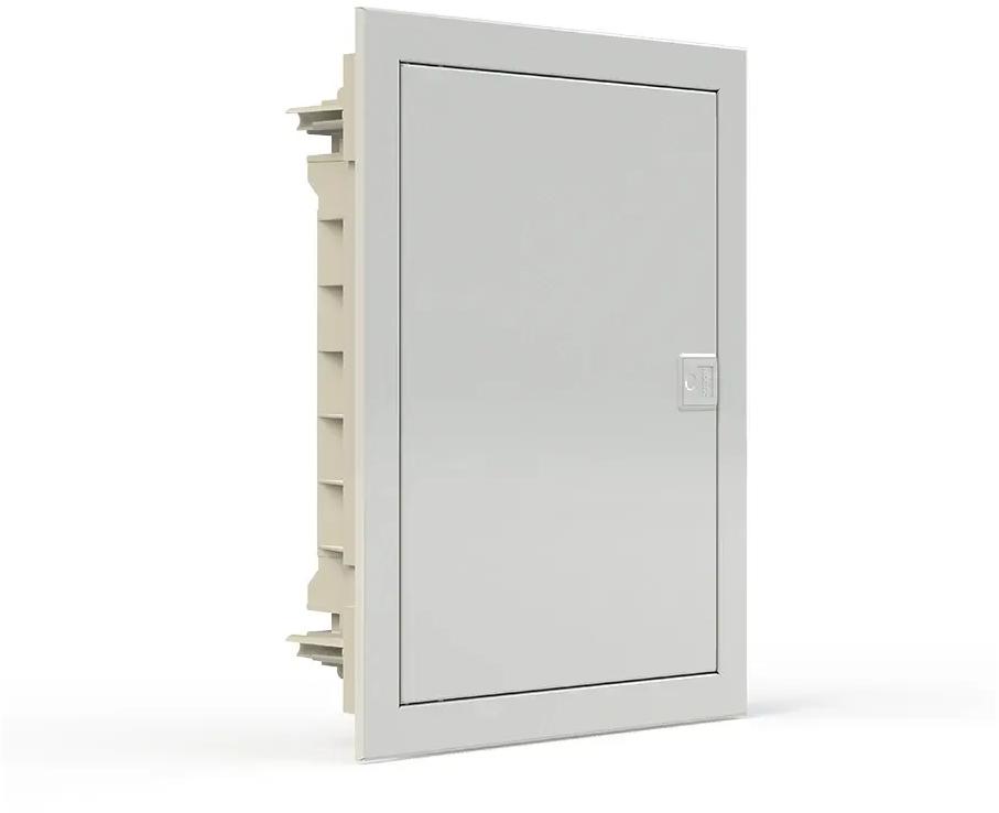 PLASTIKOWA OBUDOWA INSTALACYJNA Z DRZWIAMI METALOWYMI, PODTYNK., IP40, 2 RZĘDY, 24 MODUŁY Noark PMF 24 107102