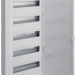 Rozdzielnica podtynkowa z drzwiami metalowymi, 5 rzędów, 60 modułów, IP30, HAGER Volta VU60NC