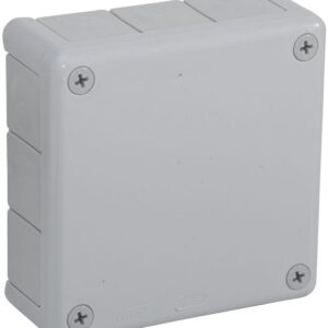 Puszka natynkowa pusta 12 wlotów VIPLAST VP-51 SZARA IP55 118x118x46mm 051-03