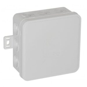 Puszka natynkowa pusta 12 wlotów VIPLAST V6 klik BIAŁA IP54 85x85x41mm 036-01