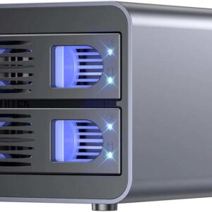 Unitek Obudowa RAID do dysku SATA 2.5''/3.5'' - 4 tryby, 40TB, 5Gb/s