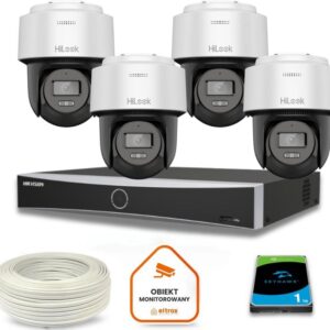 Zestaw monitoringu Hilook 4 kamery IP PTZ-N6-P