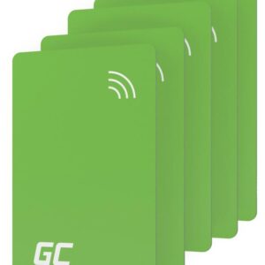 ZESTAW 5 KART DOSTĘPU NFC DO STACJI ŁADOWANIA EV Greencell HabuDen EVGCAKNFC5
