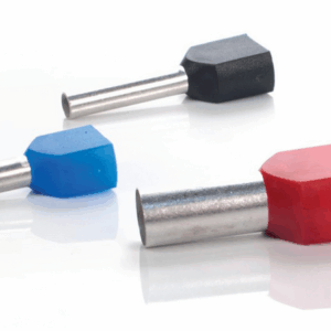 TULEJKA IZOLOWANA PODWÓJNA 1,5mm2 DUID-2x1,5-8 CZERWONY (100szt.)