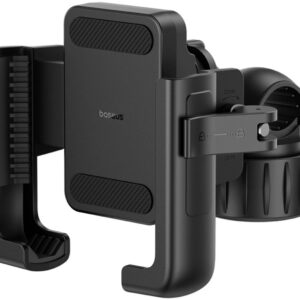 Uchwyt na telefon Baseus GoTrip na rower, hulajnogę, skuter - czarny