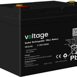 Akumulator AGM Voltage 12V 33Ah VE12-33 (Żywotność 6-9 lat)
