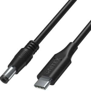 Unitek Kabel zasilający do laptopa 65W USB-C - DC5,5mm