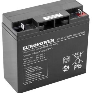 Akumulator AGM EUROPOWER serii EP 12V 17Ah (Żywotność 6-9 lat)