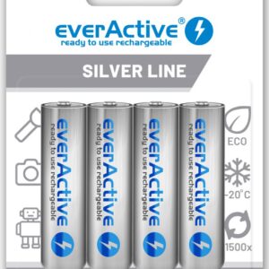 Akumulatorki AA / R6 Ni-MH everActive 2000mAh Silver Line (box 4 szt.)