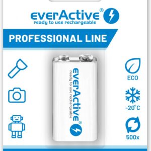 Akumulatorek 6F22 Ni-MH everActive 9V 320mAh Professional Line (1 szt.)
