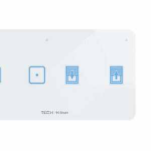 Przewodowy dwupolowy włącznik światła i rolet czarny WSZ-22MP Tech Sterowniki