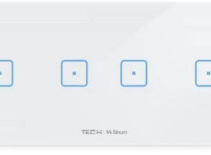 Przewodowy włącznik czteropolowy biały WSS-22M Tech Sterowniki