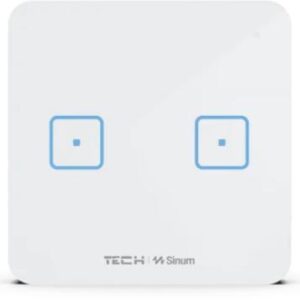 Przewodowy włącznik dwupolowy biały WS-02M Tech Sterowniki