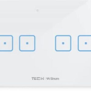 Przewodowy włącznik sześciopolowy czarny WSS-33M Tech Sterowniki