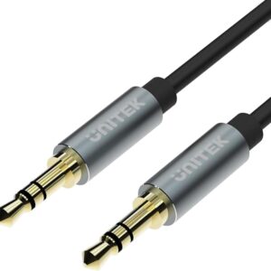 Unitek Y-C922ABK przewód miniJack 3.5mm -miniJack TWIST 1,5m