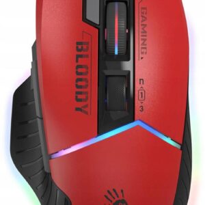 Mysz przewodowa A4tech Bloody W95 Max USB Sports Red