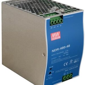 ZASILACZ IMPULSOWY NA SZYNĘ DIN MEAN WELL NDR-480-48 48V/480W/10A