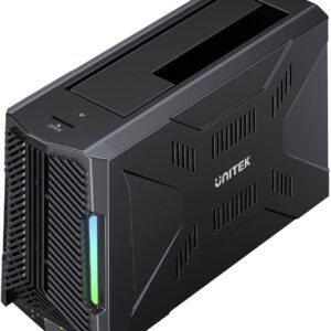 Unitek Stacja dokująca, 1x dysk M.2 NVMe, 1x dysk SATA, USB-C 10 Gbps S1234B01-EU