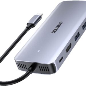 Unitek D1120A01 Aktywny Hub USB-C 10 Gbps, Obudowa na dysk M.2, HDMI