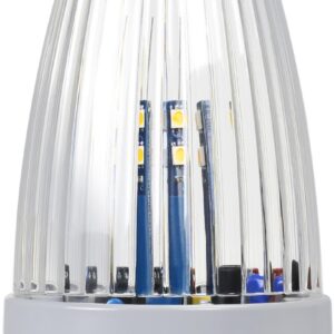 Lampa LED Proxima KOGUT BIAŁA z anteną 433.92 MHz (12-24V AC/DC lub 230V AC) świeci na żółto