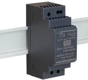 ZASILACZ IMPULSOWY NA SZYNĘ DIN MEAN WELL HDR-30-24 24V/30W/1.5A