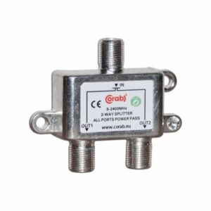 ROZGAŁĘŹNIK-SPLITER 5-2400 Mhz CORAB 2 DROŻNY Z PRZEJŚCIEM NAPIĘCIA