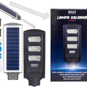 Lampa solarna VOLT POLSKA JOCKER 120 + panel 12W + 12.000mAh + pilot