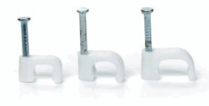 UCHWYT Z GWOŹDZIEM DO PRZEWODÓW PŁASKICH FLOP-P10/6 (100szt.)