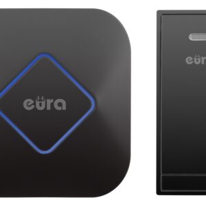 DZWONEK BEZPRZEWODOWY ''EURA'' WDP-83H2 ''JAZZ'' bezbateryjny CZARNY