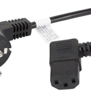 KABEL ZASILAJĄCY CEE 7/7 IEC 320 C13 1.8M KĄTOWY VDE Lanberg