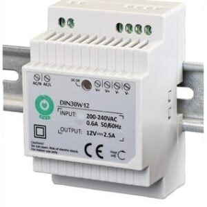 ZASILACZ DIN ''EURA'' DIN30W12 12V 2,5 A DC
