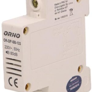 DZWONEK PRZEWODOWY ORNO NA SZYNE DIN-1 MODUŁ OR-DP-SB-133