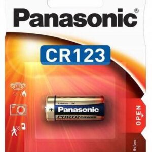 Bateria CR123A PANASONIC (blister 1 szt.)