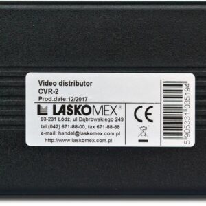 Laskomex CV-R2 CVR-2 Moduł rozdzielacza wideo do monitorów (obsługujący do 4 monitorów)