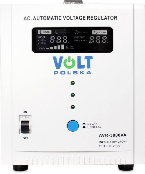 STABILIZATOR NAPIĘCIA VOLT POLSKA AVR 3000 - obrazek 2